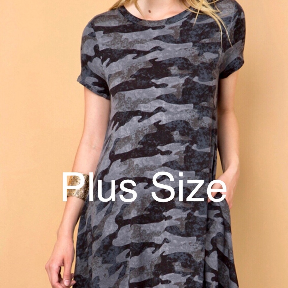 Gray Camo Dress